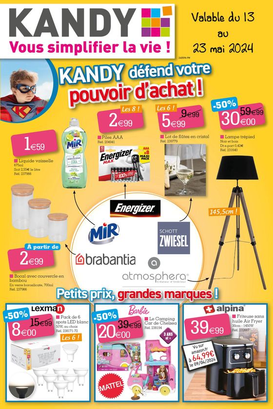 Catalogue KANDY à Doullens | Kandy défend votre pouvoir d'achat ! | 13/05/2024 - 23/05/2024