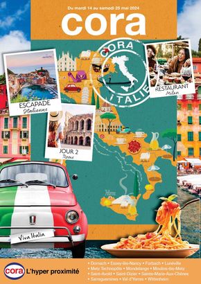 Catalogue Cora | Italie | 13/05/2024 - 25/05/2024