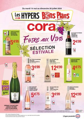 Catalogue Cora à Dommartin-lès-Toul | Foire aux vins - sélection estivale | 14/05/2024 - 28/07/2024