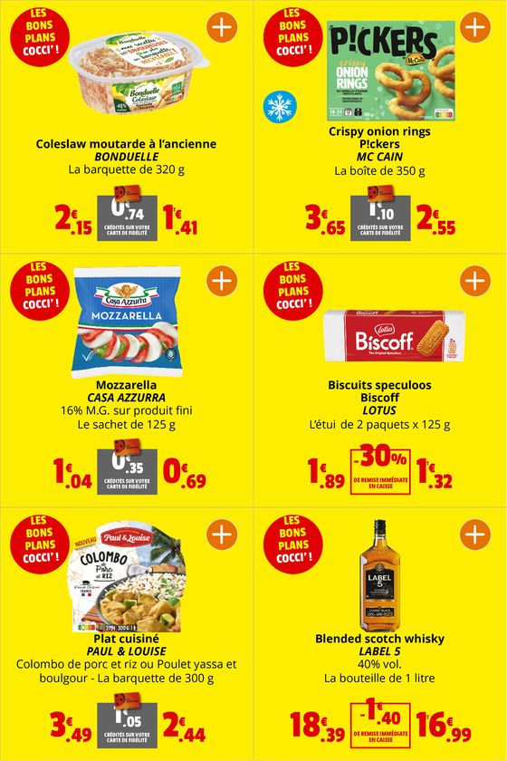 Catalogue Coccinelle Supermarché à Songeons | OPÉRATION EN COURS | 13/05/2024 - 19/05/2024