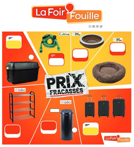 Catalogue La Foir'Fouille à Oloron-Sainte-Marie | Tic-tac, tic-tac... Notre nouveau catalogue est là et il déborde de pépites à prix fracassés !  | 13/05/2024 - 31/05/2024