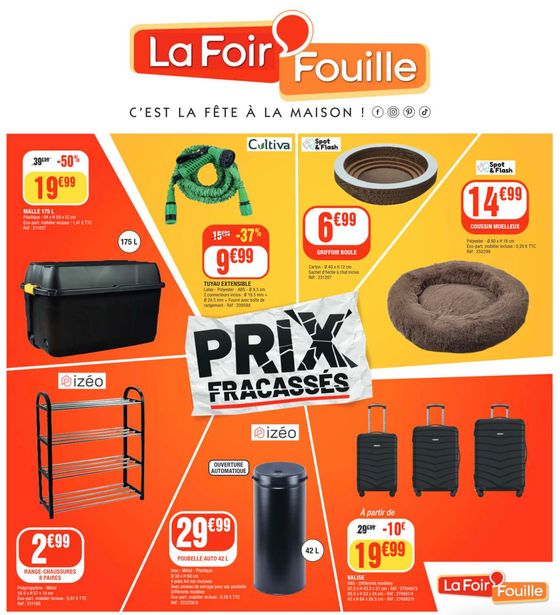 Catalogue La Foir'Fouille à Lannion | Tic-tac, tic-tac... Notre nouveau catalogue est là et il déborde de pépites à prix fracassés !  | 13/05/2024 - 31/05/2024