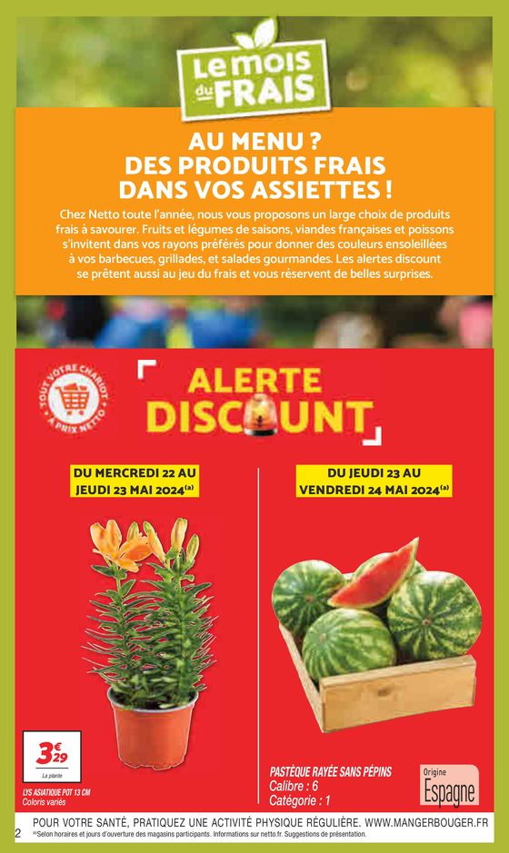 Catalogue Netto à Marseille | Le mois du frais | 21/05/2024 - 27/05/2024
