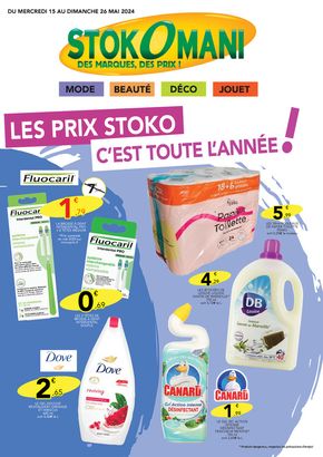 Catalogue Stokomani à Fontaine-lès-Dijon | LES PRIX STOKO C’EST TOUTE L’ANNÉE! | 13/05/2024 - 26/05/2024