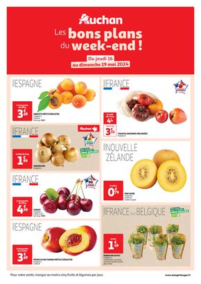 Catalogue Auchan Hypermarché à Strasbourg | Les bons plans du week-end dans votre hyper ! | 16/05/2024 - 19/05/2024