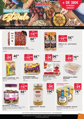 Promos de Discount Alimentaire à Athis-Mons | SÉLECTION ESTIVALE sur Costco | 14/05/2024 - 09/06/2024