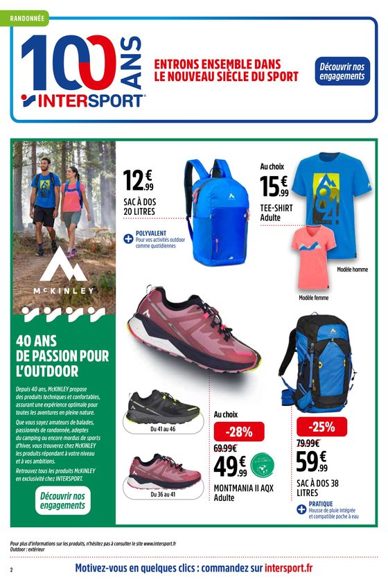 Catalogue Intersport à Sedan | PLUS DE RANDOS ET DE PROMOS | 14/05/2024 - 02/06/2024