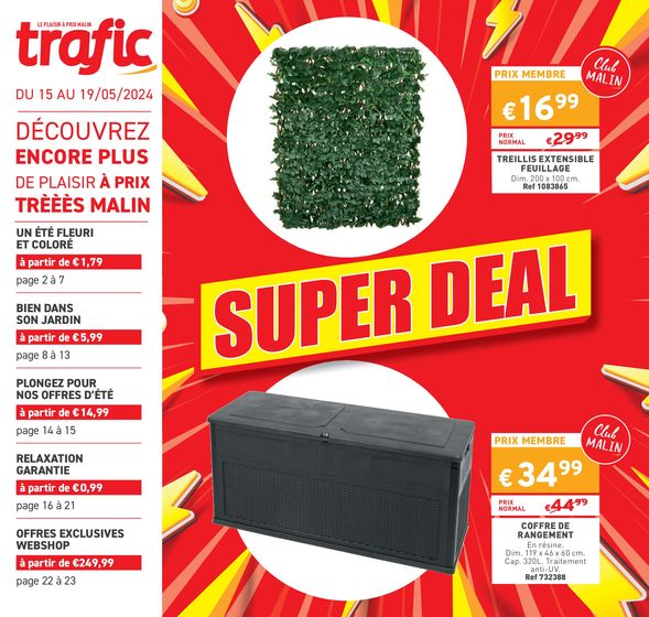 Catalogue Trafic à Auchel | SUPER DEAL | 14/05/2024 - 19/05/2024