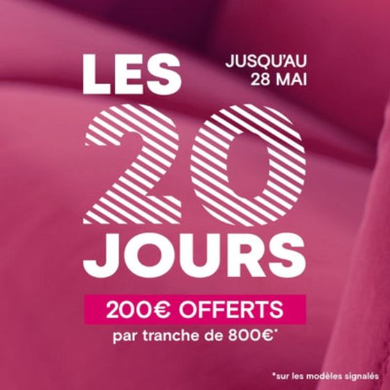 Catalogue La Maison du Convertible à Bourg-de-Péage | Les 20 jours 200€ offerts | 14/05/2024 - 28/05/2024