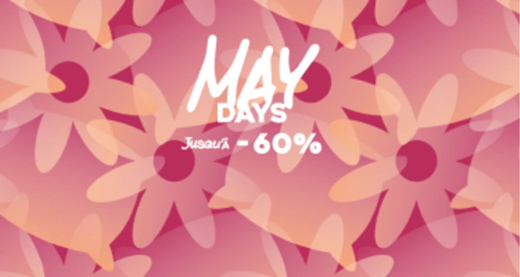 May days Jusqu'à -60%