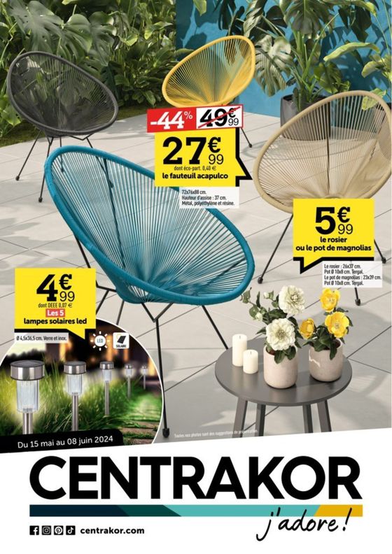 Catalogue Centrakor |  Centrakor J'adore! | 15/05/2024 - 08/06/2024