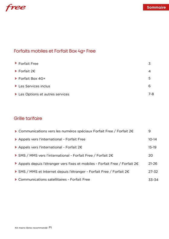 Catalogue Free à Lille | Brochure tarifaire Forfaits mobiles et Forfait Box 4G+ | 15/05/2024 - 31/05/2024
