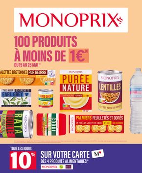 Catalogue Monoprix à Meudon | 100 produits à moins de 1€ | 15/05/2024 - 26/05/2024
