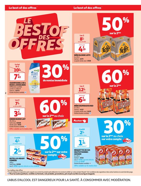 Catalogue Auchan Supermarché à Marseille |  Faites le plein de bonnes affaires ! | 22/05/2024 - 26/05/2024