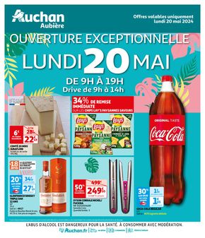 Catalogue Auchan Hypermarché à Aubière | Ouverture 20 Mai | 20/05/2024 - 21/05/2024