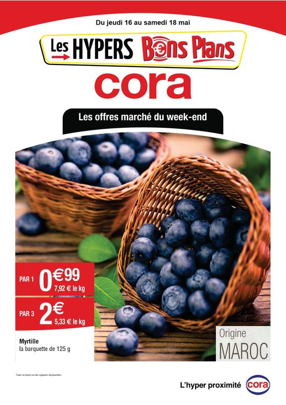 Catalogue Cora à Dorlisheim | Les offres marché du week-end | 16/05/2024 - 18/05/2024