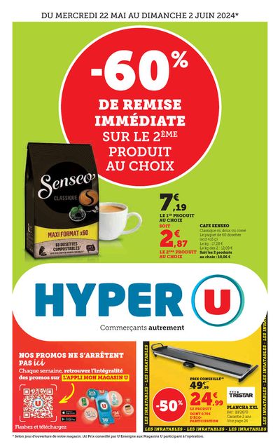 Catalogue Hyper U à Le Bourgneuf-la-Forêt | Hyper U | 22/05/2024 - 02/06/2024