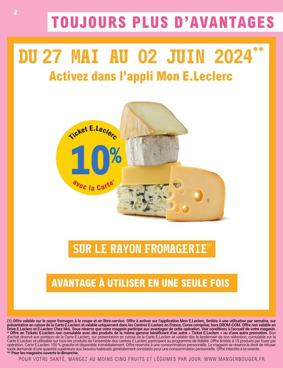 Catalogue E.Leclerc à Mayenne | Faites vos courses à prix E.Leclerc | 21/05/2024 - 01/06/2024
