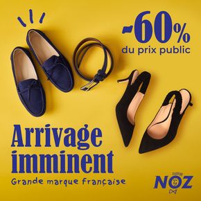 Promos de Bazar et Déstockage à Lavelanet | ARRIVAGE IMMINENT -60% du prix public sur Noz | 17/05/2024 - 23/05/2024