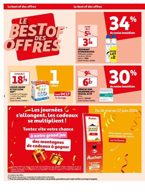 Catalogue Auchan Hypermarché à Villefranche-sur-Saône | Format XXL à prix XXS | 28/05/2024 - 03/06/2024