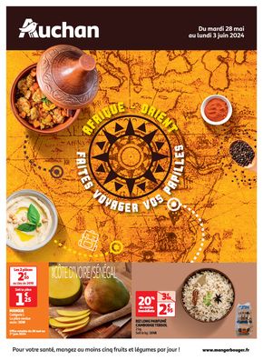 Catalogue Auchan Supermarché à Aubervilliers | Saveurs d'Afrique et d'Orient | 28/05/2024 - 03/06/2024