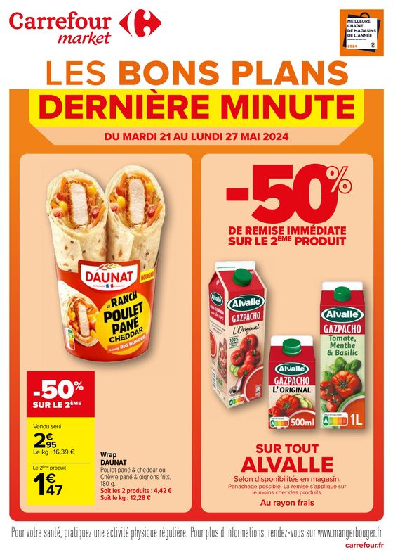 Catalogue Carrefour Express à Anglure | BONS PLANS DERNIERE MINUTE | 21/05/2024 - 27/05/2024