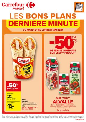 Promos de Supermarchés à L'Aigle | BONS PLANS DERNIERE MINUTE sur Carrefour City | 21/05/2024 - 27/05/2024