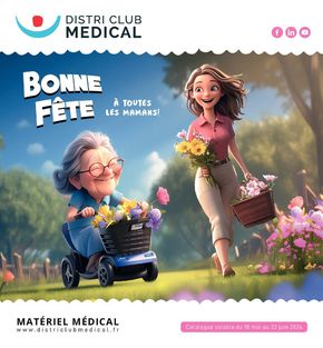 Promos de Santé et Opticiens à Cormontreuil (Marne) | Relance particuliers mai 2024 sur Distri Club Médical | 20/05/2024 - 31/05/2024