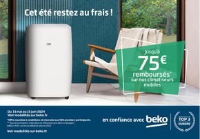 Promos de Multimédia et Electroménager à Beaurepaire (Isère) | OFFRE BEKO : 50€ REMBOURSÉS ! sur Boulanger | 20/05/2024 - 15/06/2024