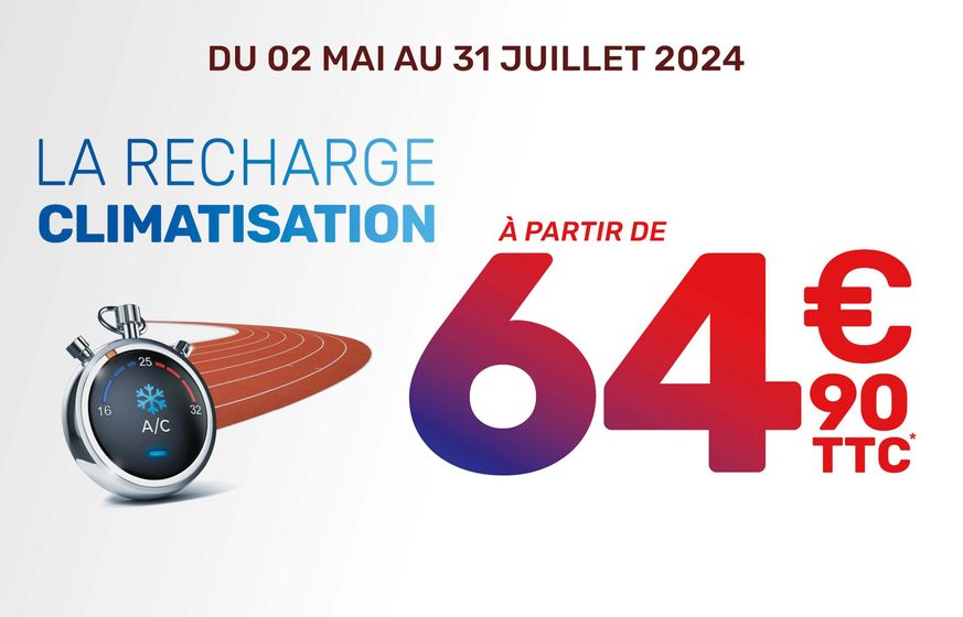 Catalogue AD Auto à La Chapelle-Saint-Luc | La recharge climatisation | 20/05/2024 - 31/07/2024