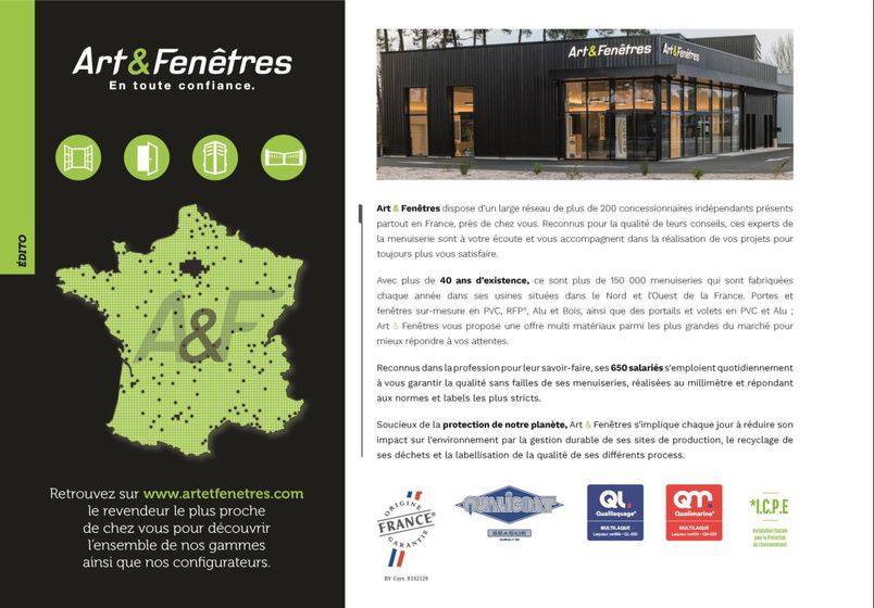 Catalogue Art et Fenêtres à Chalon-sur-Saône | LE CATALOGUE PORTAILS ET CLÔTURES | 20/05/2024 - 31/12/2024
