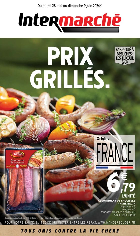 Catalogue Intermarché à Haguenau | PRIX GRILLES. | 28/05/2024 - 09/06/2024