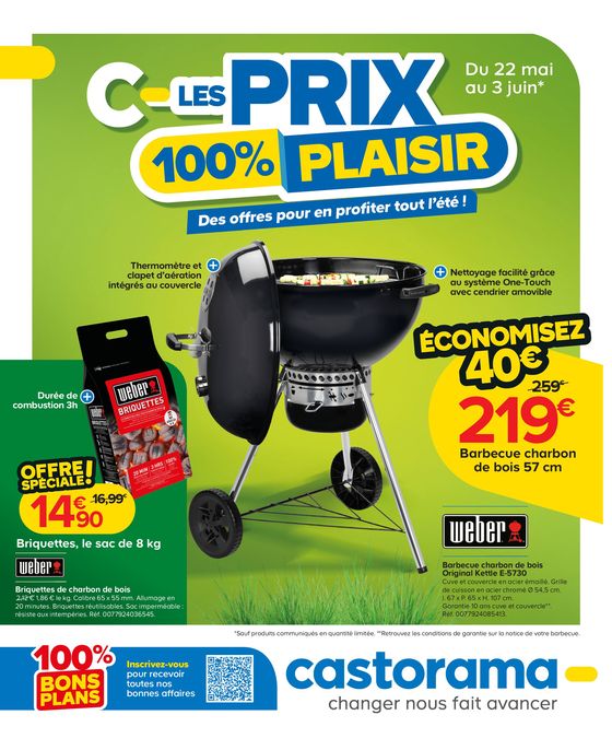 Catalogue Castorama à Bondues | Les prix 100% plaisir | 22/05/2024 - 03/06/2024