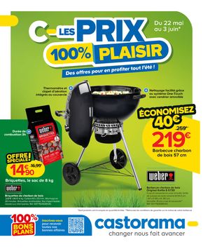 Catalogue Castorama à Bourg-en-Bresse | Les prix 100% plaisir | 22/05/2024 - 03/06/2024