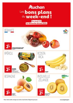 Catalogue Auchan Hypermarché à Aubagne | Les bons plans du week-end dans votre hyper ! | 23/05/2024 - 26/05/2024