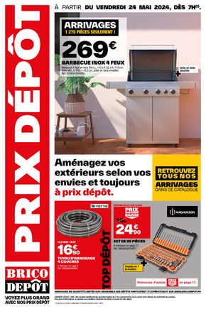 Promos de Bricolage à Martigues | PRIX DÉPÔT sur Brico Dépôt | 23/05/2024 - 06/06/2024