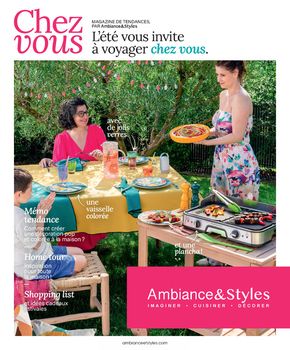 Promos de Meubles et Décoration à Brive-la-Gaillarde | L’été vous invite à voyager chez vous. sur Ambiance & Styles | 22/05/2024 - 31/08/2024