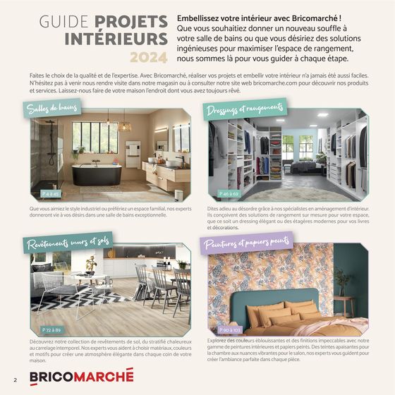 Catalogue Bricomarché à Gien | Bricomarché Guide projets interieurs | 23/05/2024 - 13/07/2024
