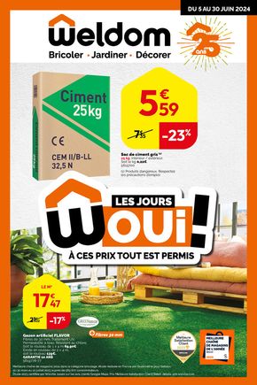 Catalogue Weldom à Saint-Géry (Dordogne) | Les jours Woui! À ces prix tout est permis  | 05/06/2024 - 30/06/2024