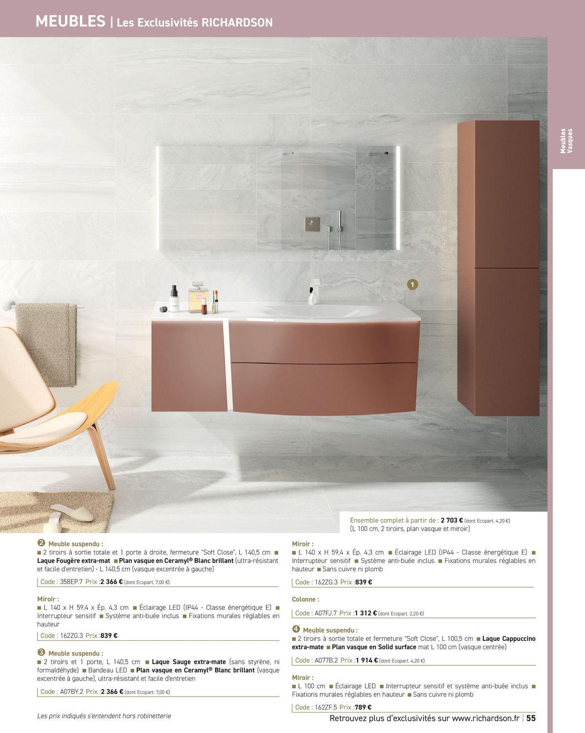 Catalogue Salle de bains et carrelage 2024, page 00057