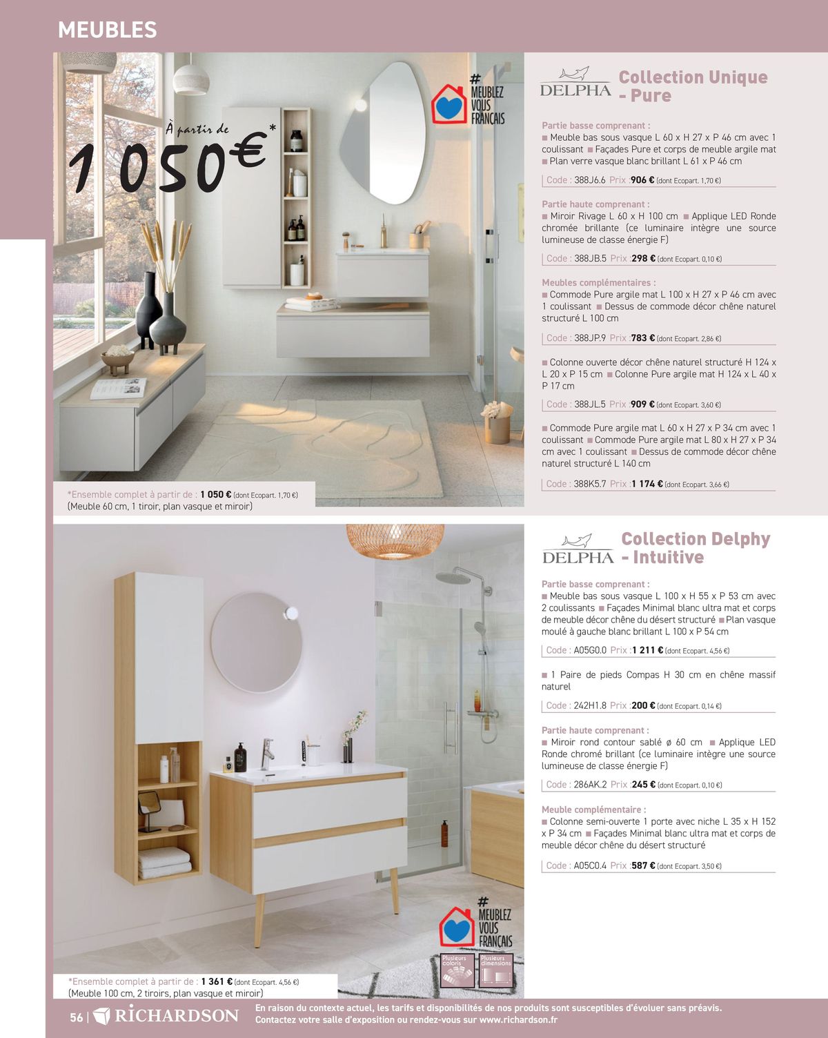 Catalogue Salle de bains et carrelage 2024, page 00058