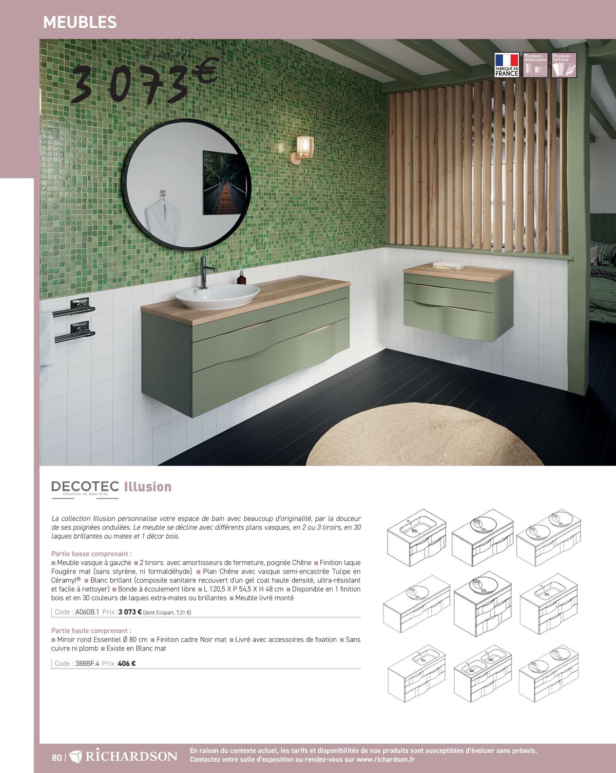 Catalogue Salle de bains et carrelage 2024, page 00082