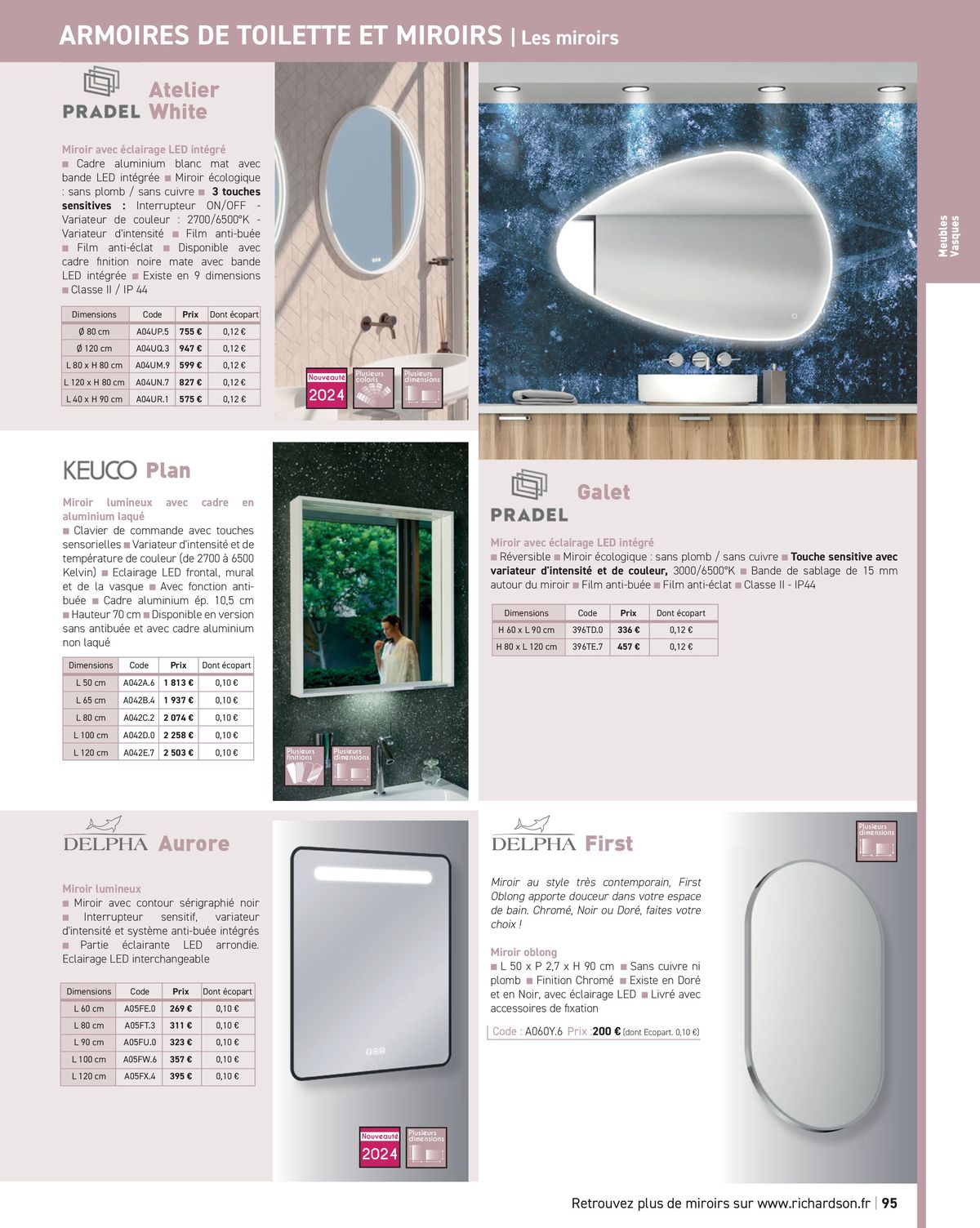 Catalogue Salle de bains et carrelage 2024, page 00097
