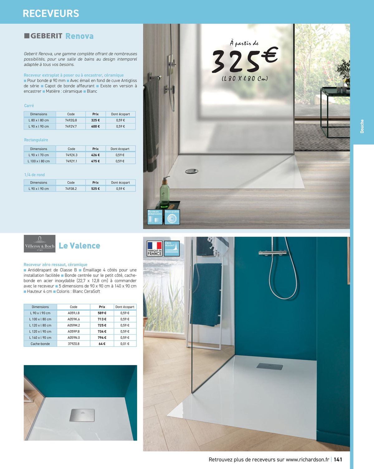 Catalogue Salle de bains et carrelage 2024, page 00143