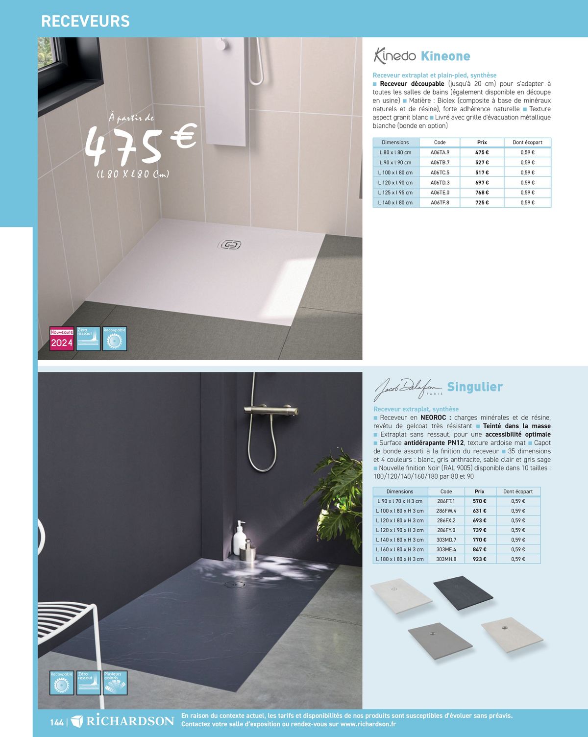 Catalogue Salle de bains et carrelage 2024, page 00146