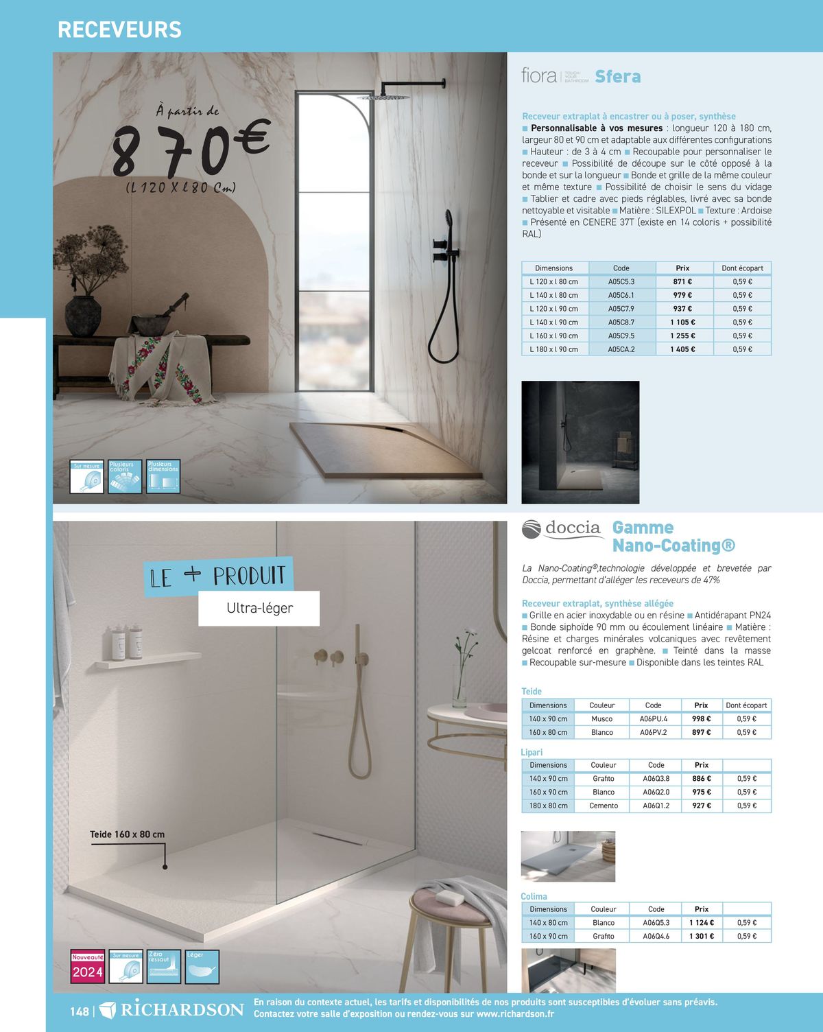 Catalogue Salle de bains et carrelage 2024, page 00150