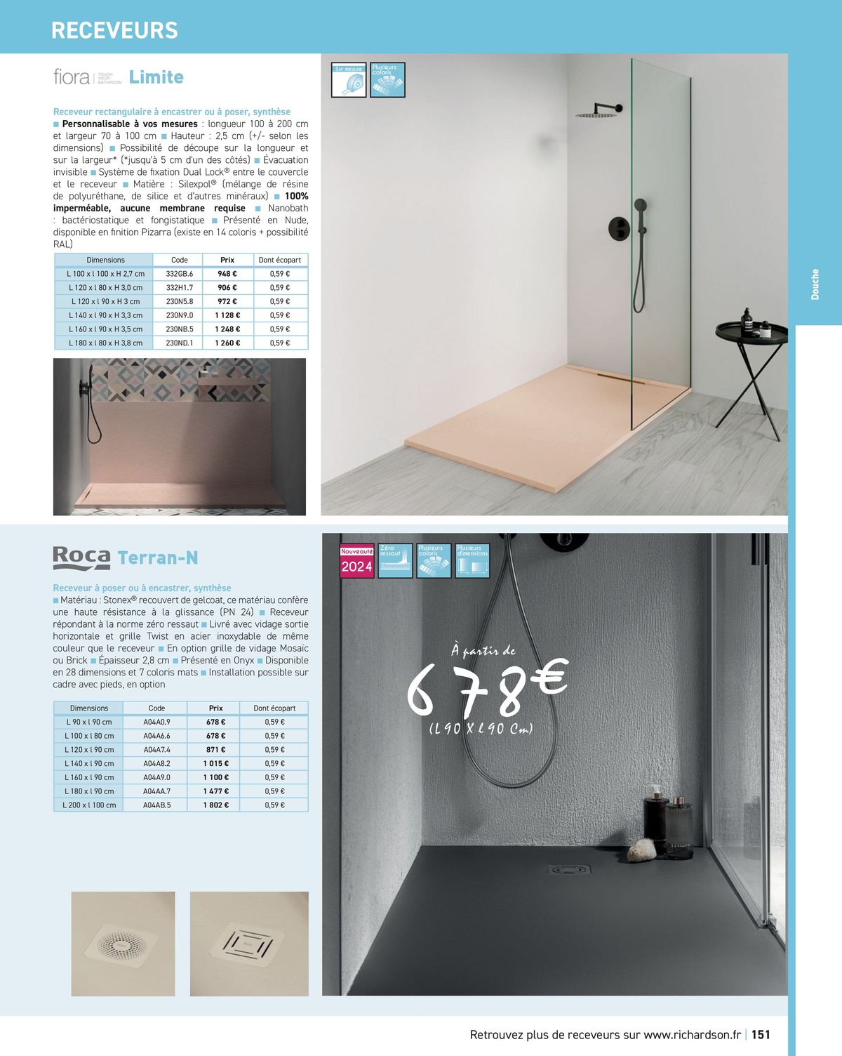 Catalogue Salle de bains et carrelage 2024, page 00153