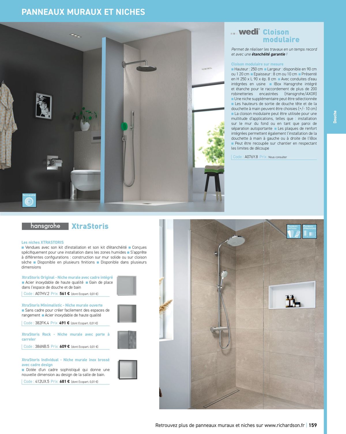 Catalogue Salle de bains et carrelage 2024, page 00161