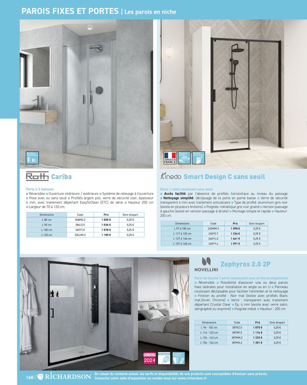 Catalogue Salle de bains et carrelage 2024, page 00170