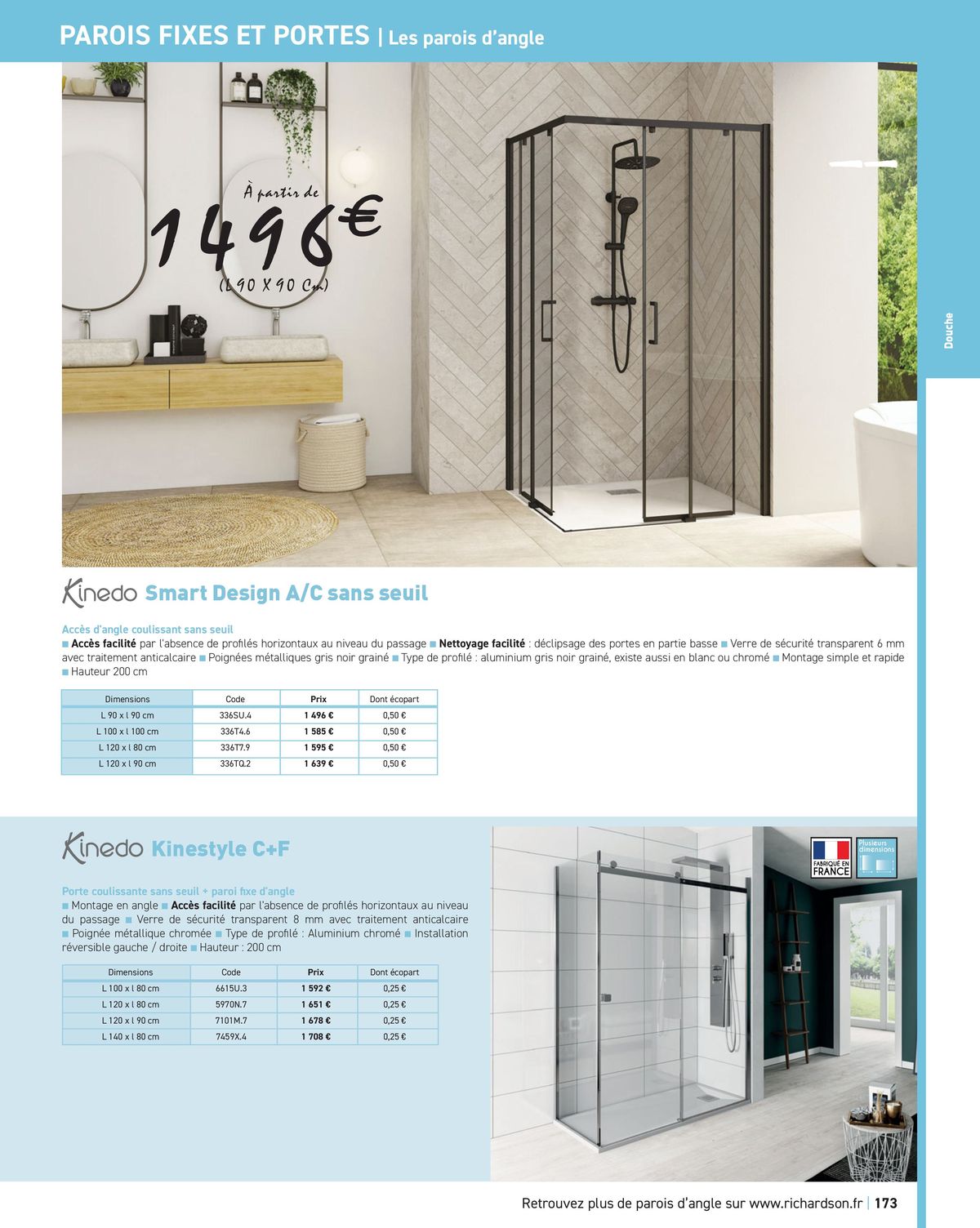 Catalogue Salle de bains et carrelage 2024, page 00175